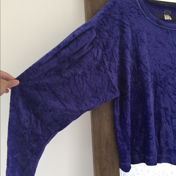 We The Free// Free People Purple Long Sleeve - Picture 3 of 3